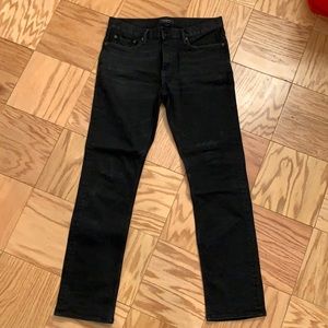 Banana Republic slim black jeans, 33x32